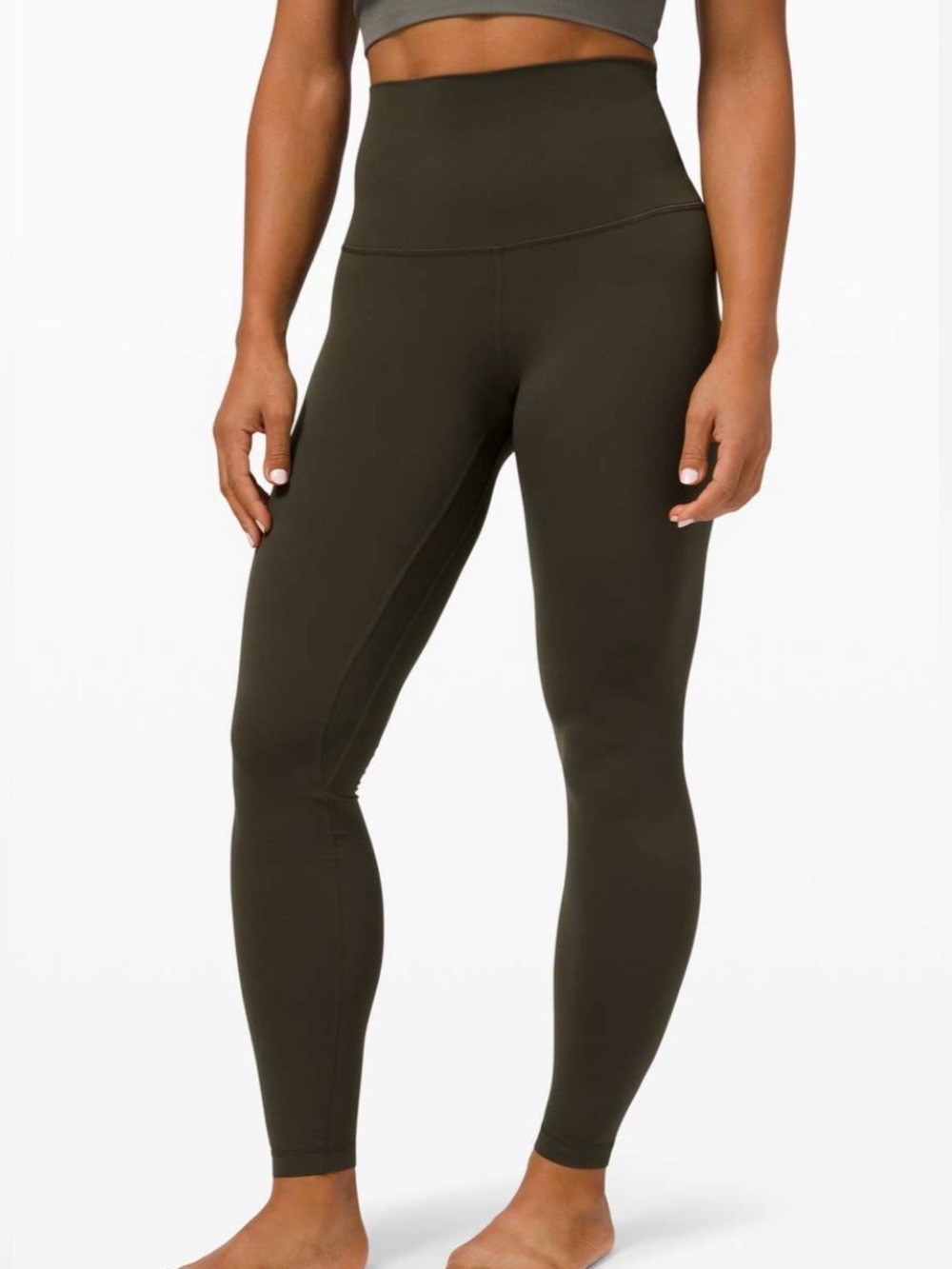 Lululemon Women’s Align Super-High Rise Pant 28"
Dark Olive Size 16